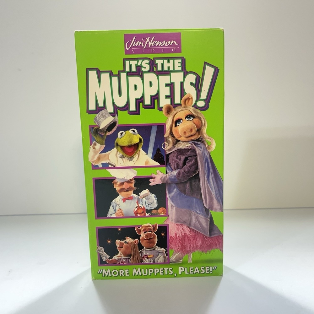 Vintage 1993 Jim Henson VHS It's The Muppets Meet, More Muppets Please Tested - Picture 5 of 8